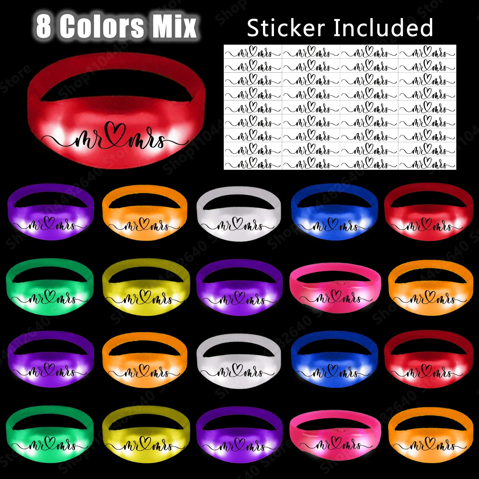 Pulseras LED Activadas por Música