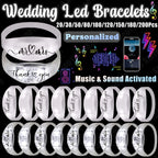 Pulseras LED Activadas por Música