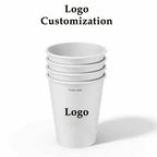 Vasos de papel personalizados con logo para café espresso, degustaciones, eventos corporativos y promociones de marca.