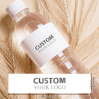 Etiqueta personalizada para botella de agua con foto y nombre, ideal para boda, despedida de soltera, fiesta de bienvenida o celebración especial.