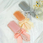 Cepillo de pelo personalizado con nombre grabado, diseño ergonómico con cojín de aire, masajeador del cuero cabelludo, ideal regalo para mamá y cuidado del cabello.