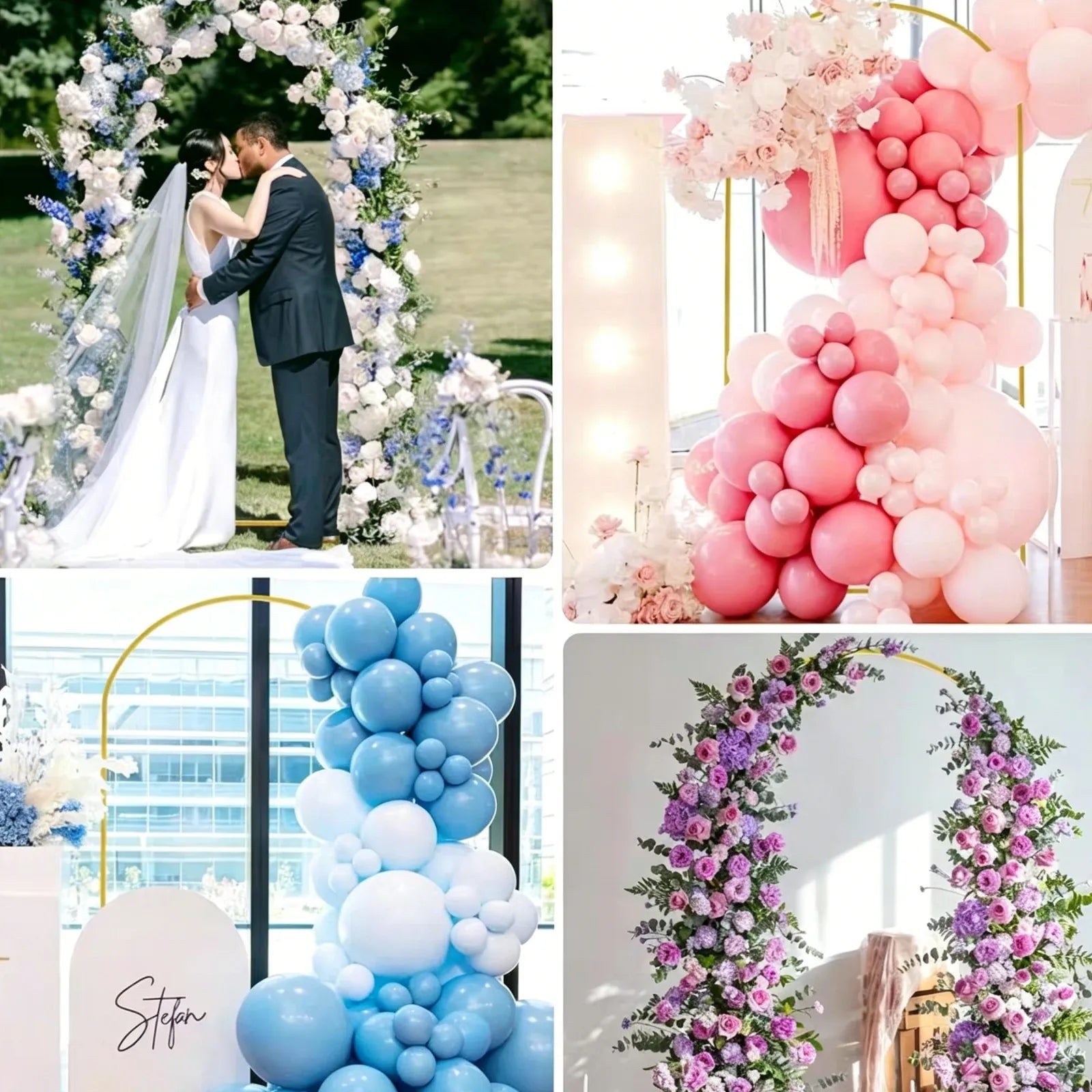 Metal Wedding Arch Stand for Party Backdrops