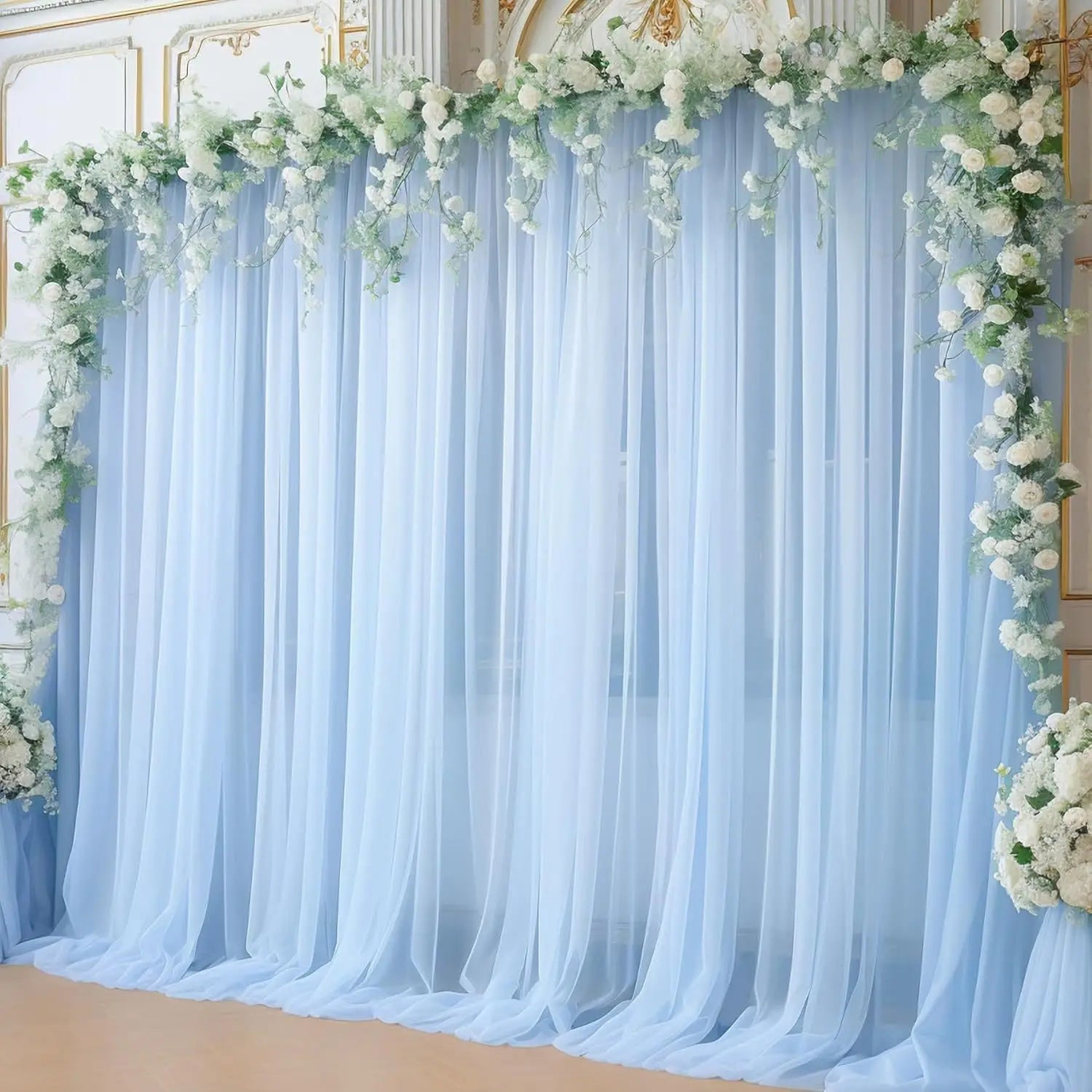 Tela de Tul para Arco y Decoración de Bodas