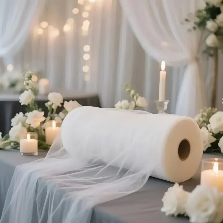 Tela de Gasa para Arcos y Decoración de Bodas